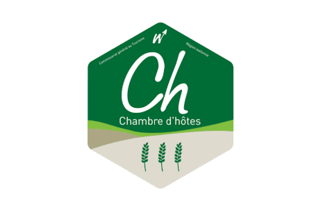 Région Wallonne : Chambre d'hôtes trois épis